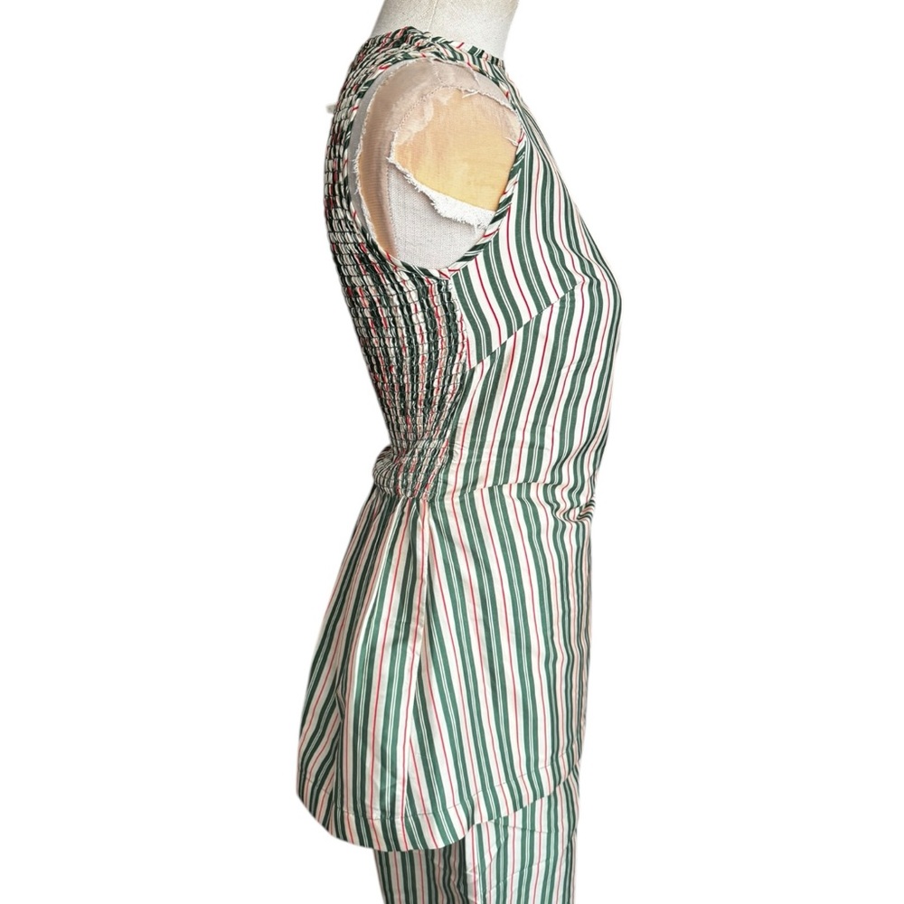 Striped Sleeveless Jumpsuit - Picture 11 of 15